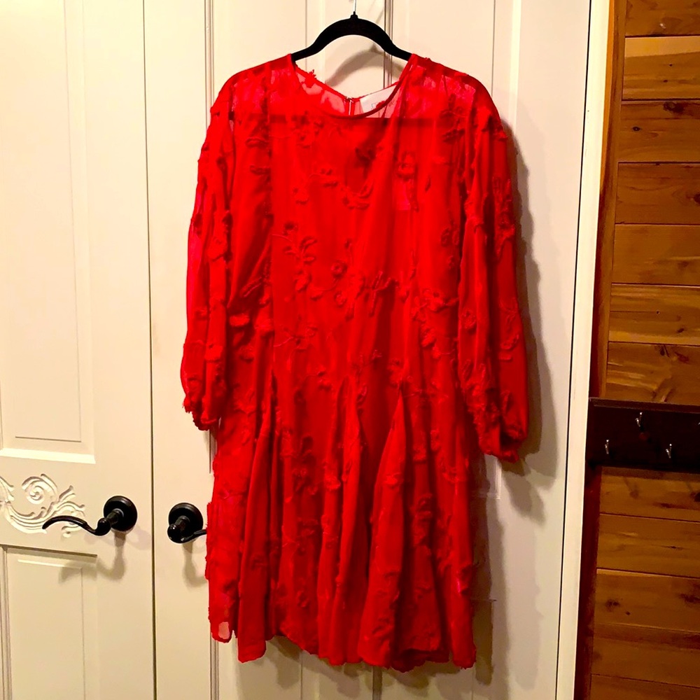 Red dress